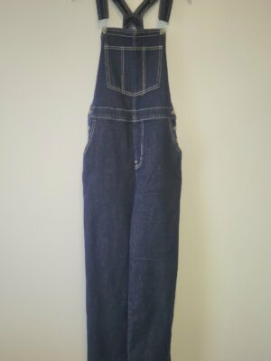 Salopette en jean brut