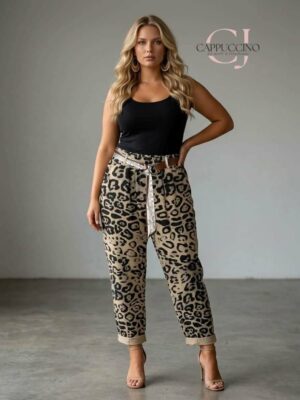 Pantalon animal grande taille